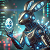 A futuristic Easter bunny