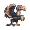 Harpy Bird Pixel Beer