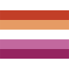 Le drapeau Lesbien