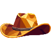 Cowboy Hat – Geometric Western Illustration