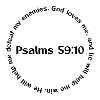 Bible verse Psalm 59:10