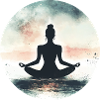 Yoga Amour Aquarelle