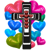 Cross Crosses Jesus Heart Hearts
