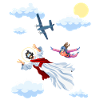 Faldskærmsudspring Jesus, Faldskærm, Faldskærmsudspring,