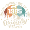 March 1985 Birthday Gift - Born in march 1985