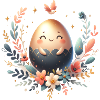 Oeuf de Pâques drôle
