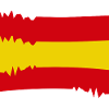 Spanish flag blurred look
