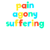Pain Torment Suffering Kid Core Funny Brat Gen Z