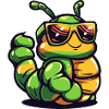 Worm Cool Animal