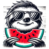 Sloth Watermelon