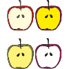 Äpfel bunt