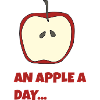 an apple
