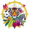 Tiger Panda Zebra