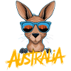 Cool Kangaroo with Sunglasses