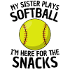 Funny Softball Sister Saying
