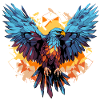 Eagles flying