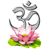 Lotus Flower Om Symbol