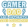Gaming Dad,Father's Day Gift,Legendary,Geek,Gamer
