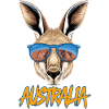 Cool Kangaroo with Sunglasses