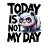 Mopperende panda vandaag is niet mijn dag