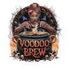 Mystical Voodoo Brew Cauldron Illustration