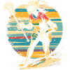 Retro Lacrosse Player 90s