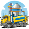 Concrete mixer in concrete plant