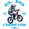 80s BMX Retro Pixel Art Shir