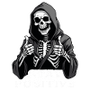 Stay Positive – Funny Grim Reaper