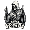 Restez positif – Drôle de faucheuse