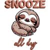 Snooze all day - Cute sloth