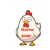 Chicken game white