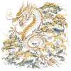Dragon chinois doré