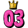 3 Number Jersey Crown