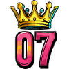 7 Number Jersey Crown