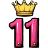 11 Number Jersey Crown