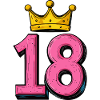 18 Number Jersey Crown