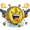 Bitcoin Gangster - Funny Crypto Design