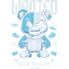 Wanted Bear – Streetwear Gangster Design