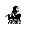 Querflöte - My Life Is Music Querflötistin