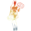 Cheerleader Mädchen