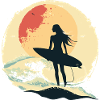 Surfeuse Femme