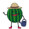 Melone Gärtner Farmer Hobbygärtner