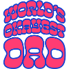 Okayest Dad Retro Bubble Shirt