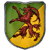 Wappen roter Ziegenbock