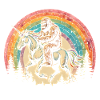 Bigfoot Regenbogen Einhorn