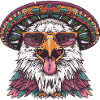 Eagle Comic Funny Sombrero