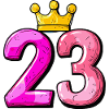 Maillot 23 numéros Couronne