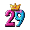 29 Number Jersey Crown