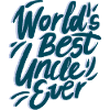 World's Best Uncle Lettering